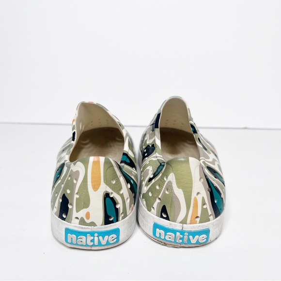 Native Shoes Jefferson Print Bone Green Size 9 Women’s Sneakers Rubber - Picture 4 of 6